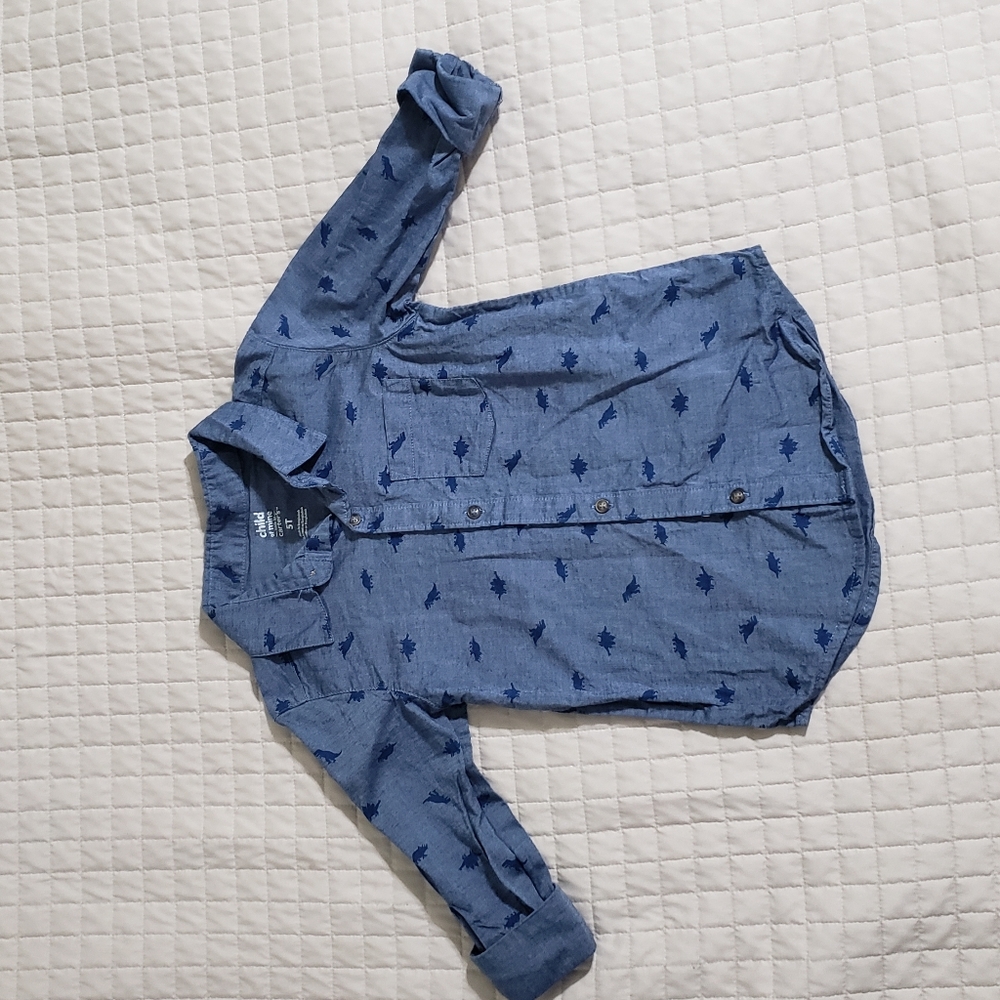 Carter's Dinosaur Button down shirt
